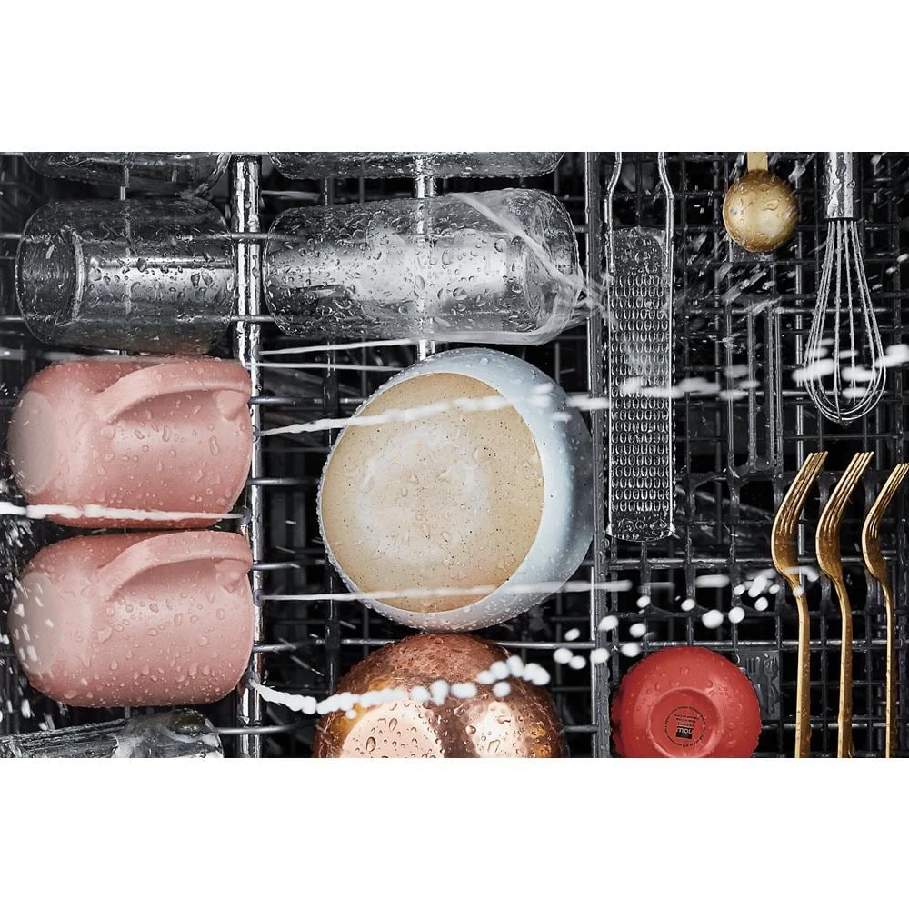 360° Max Jets™ Third Rack Dishwasher with Stainless Steel Third Rack Wash Jets, 44 dBA KDTM804KPS