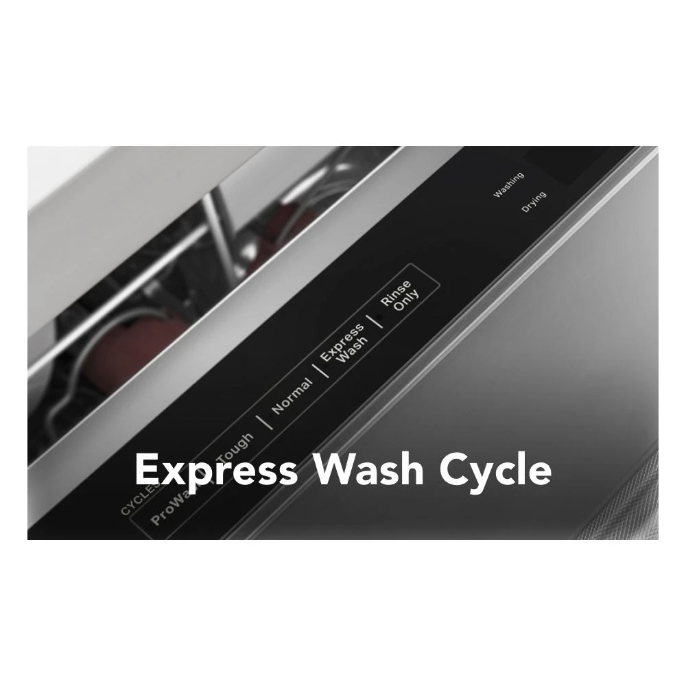 360° Max Jets™ Third Rack Dishwasher with Stainless Steel Third Rack Wash Jets, 44 dBA KDTM804KPS