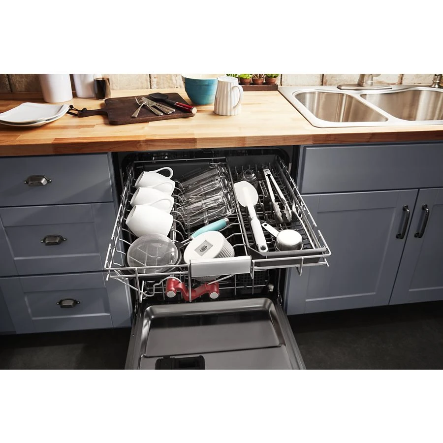 360° Max Jets™ Third Rack Dishwasher with Stainless Steel Third Rack Wash Jets, 44 dBA KDTM804KPS