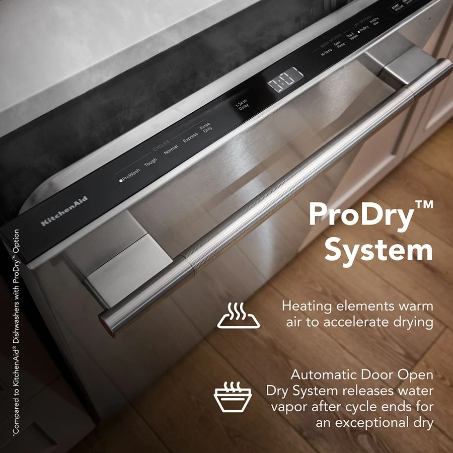 Kitchenaid® Third Level Utensil Rack Dishwasher With 30+ Total Wash Jets In Printshield™ Finish 47 Dba KDTS224SPS