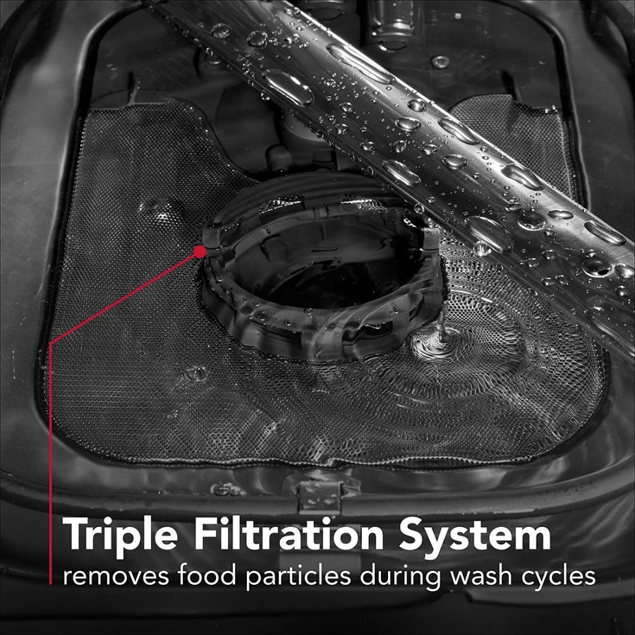 Kitchenaid® Third Level Utensil Rack Dishwasher With 30+ Total Wash Jets In Printshield™ Finish 47 Dba KDTS224SPS