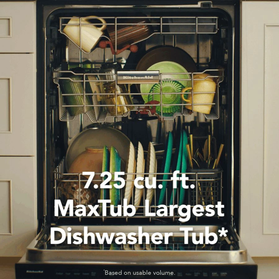 360° Max Jets™ Third Rack Dishwasher with Advanced ProDry™ System, 44 dBA KDTS624SPS