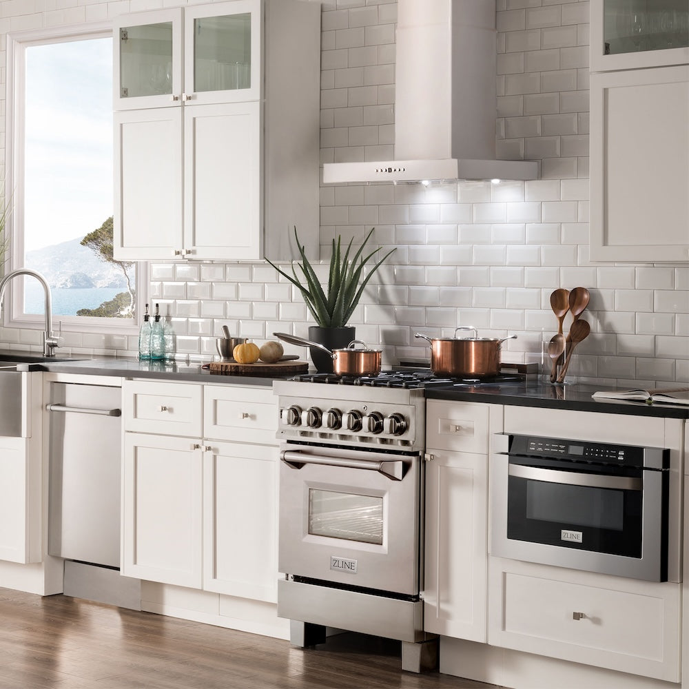 Convertible Vent Wall Mount Range Hood (KE) - 24 Inch KE24