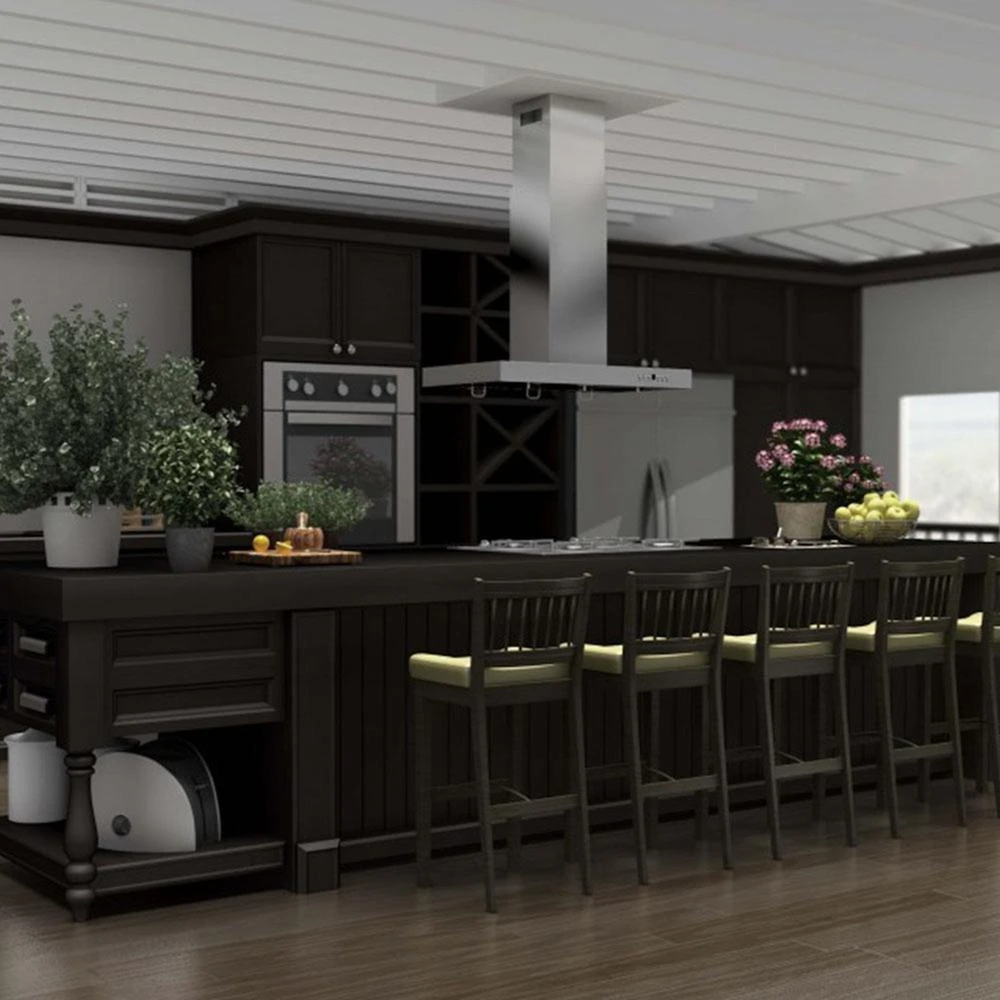 36 in. Convertible Vent Island Mount Range Hood KE2I36