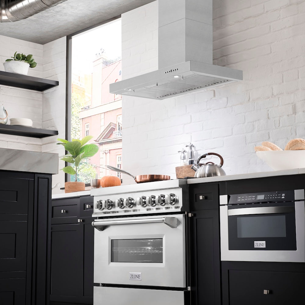 Convertible Vent Wall Mount Range Hood (KE) - 36 Inch KE36