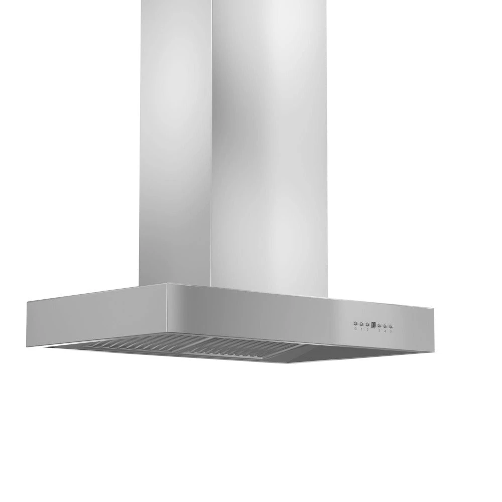 36 in. Ducted Professional Island Mount Range Hood KECOMI36