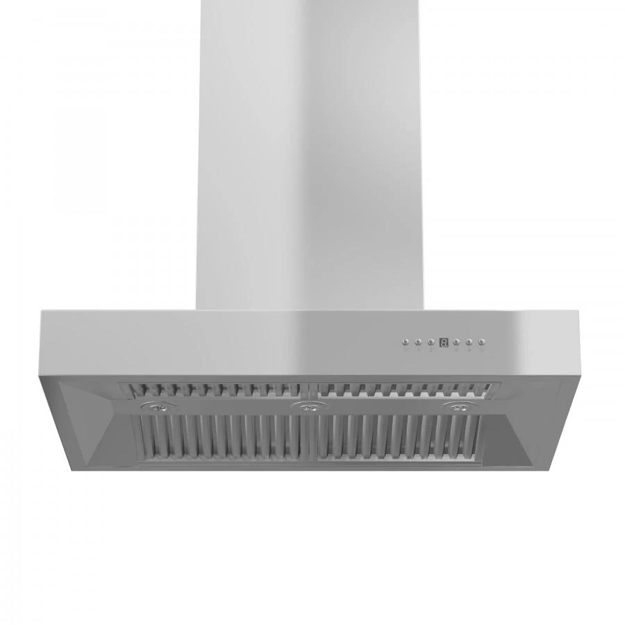 60 in. Ducted Professional Island Mount Range Hood KECOMI60