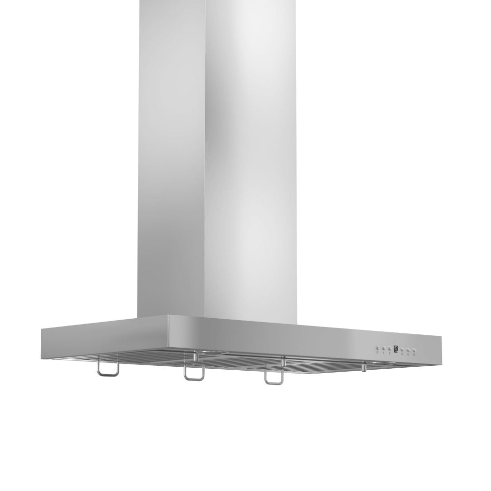 42" Convertible Vent Wall Mount Range Hood with Crown Molding KECRN42