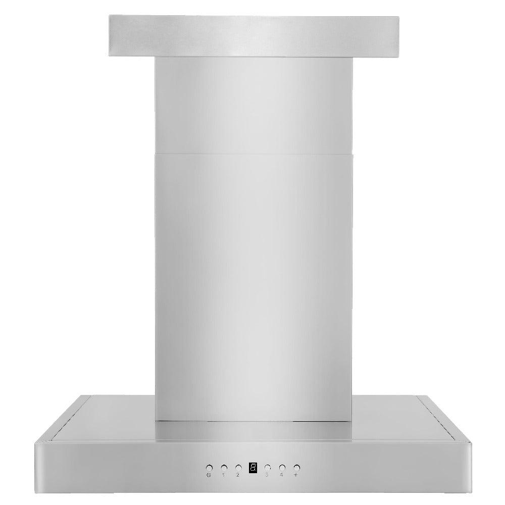 48" Convertible Vent Wall Mount Range Hood with Crown Molding KECRN48