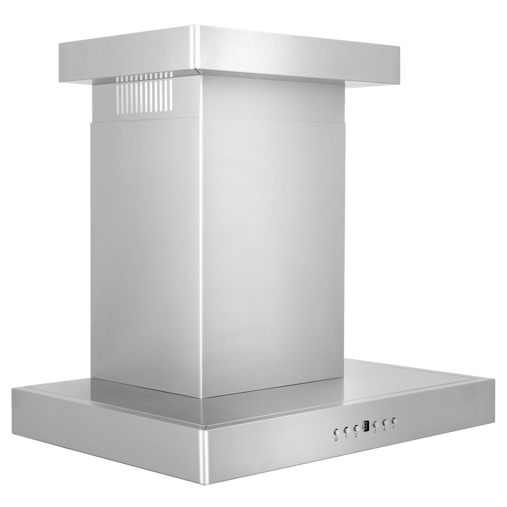 48" Convertible Vent Wall Mount Range Hood with Crown Molding KECRN48