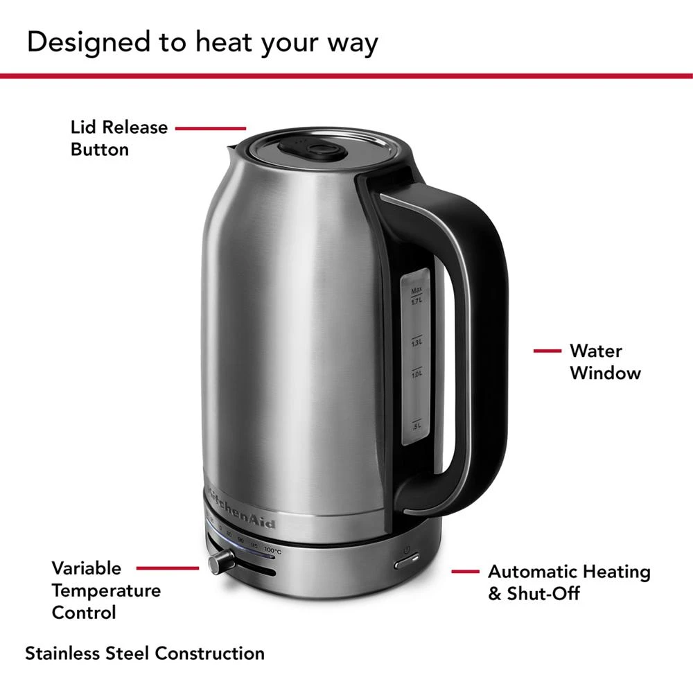 1.7 Liter Electric Kettle KEK1701SX
