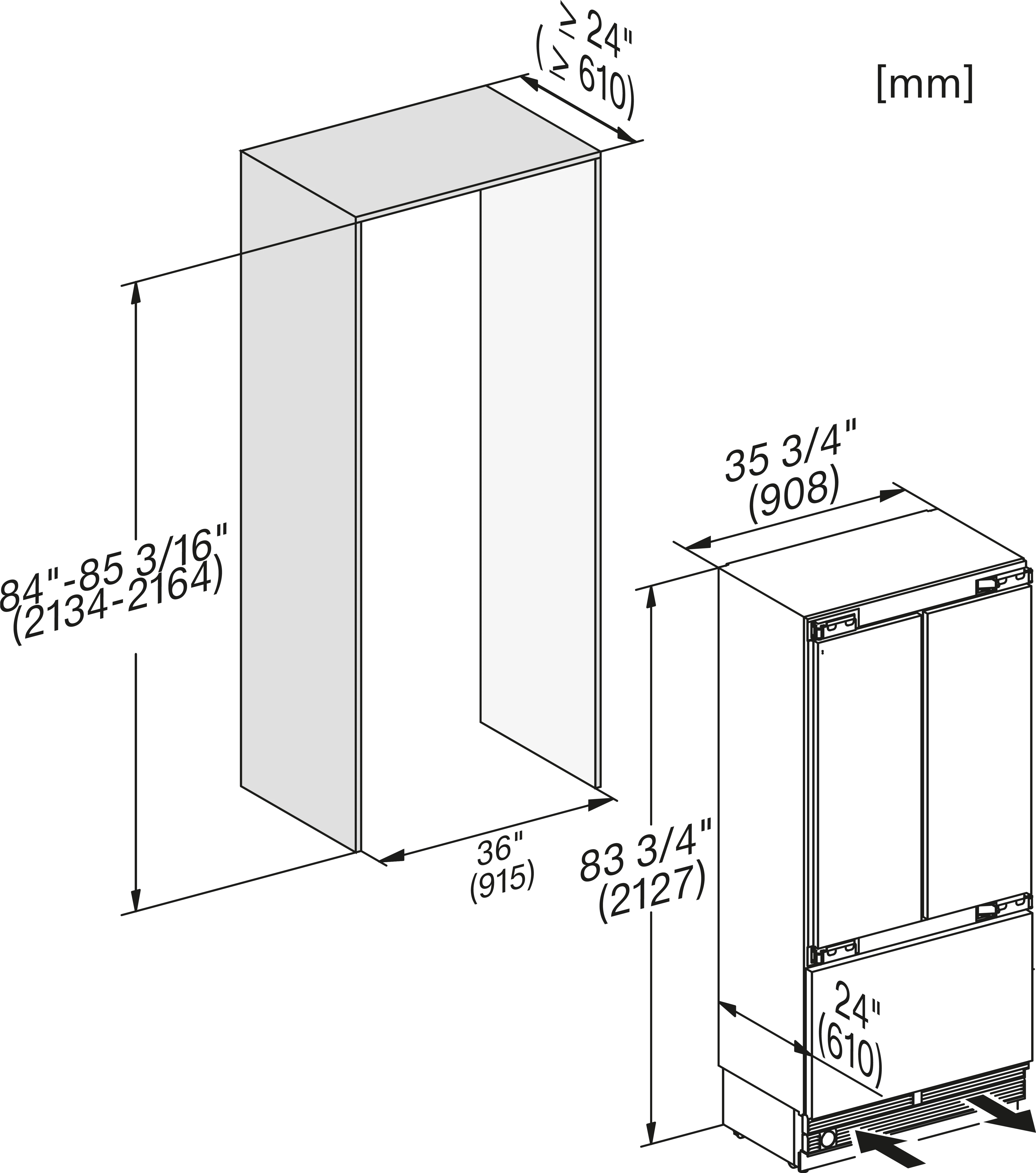 MasterCool FrenchDoor KF2982VI