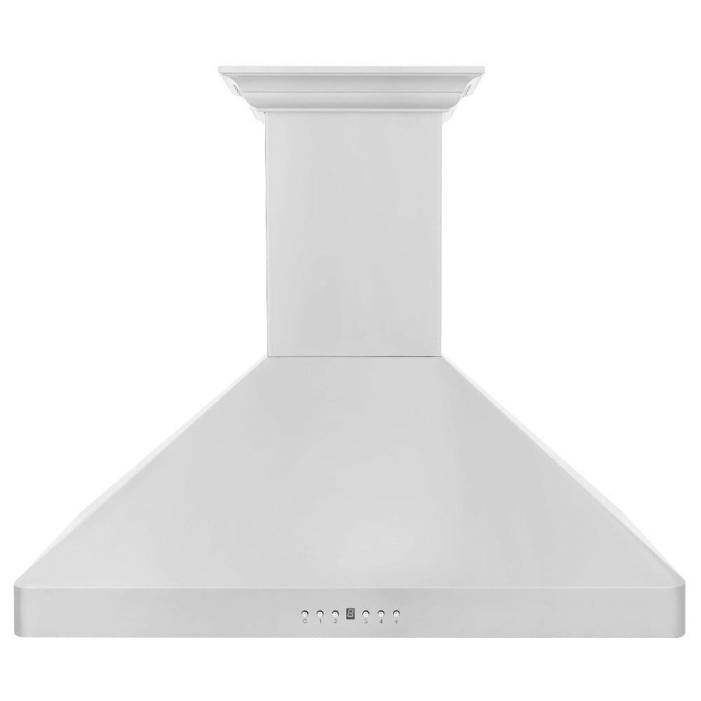 30"CrownSoundDucted Vent Wall Mount Range Hood in Stainless Steel with Built-in Bluetooth Speakers KF2CRNBT30