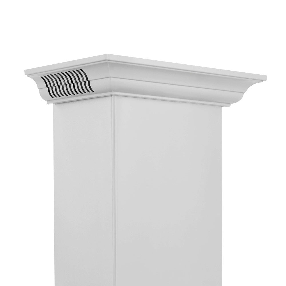 30"CrownSoundDucted Vent Wall Mount Range Hood in Stainless Steel with Built-in Bluetooth Speakers KF2CRNBT30