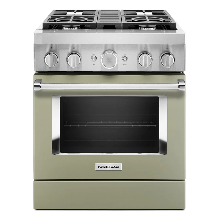 Kitchenaid® 30'' Smart Commercial-style Dual Fuel Range With 4 Burners KFDC500JAV