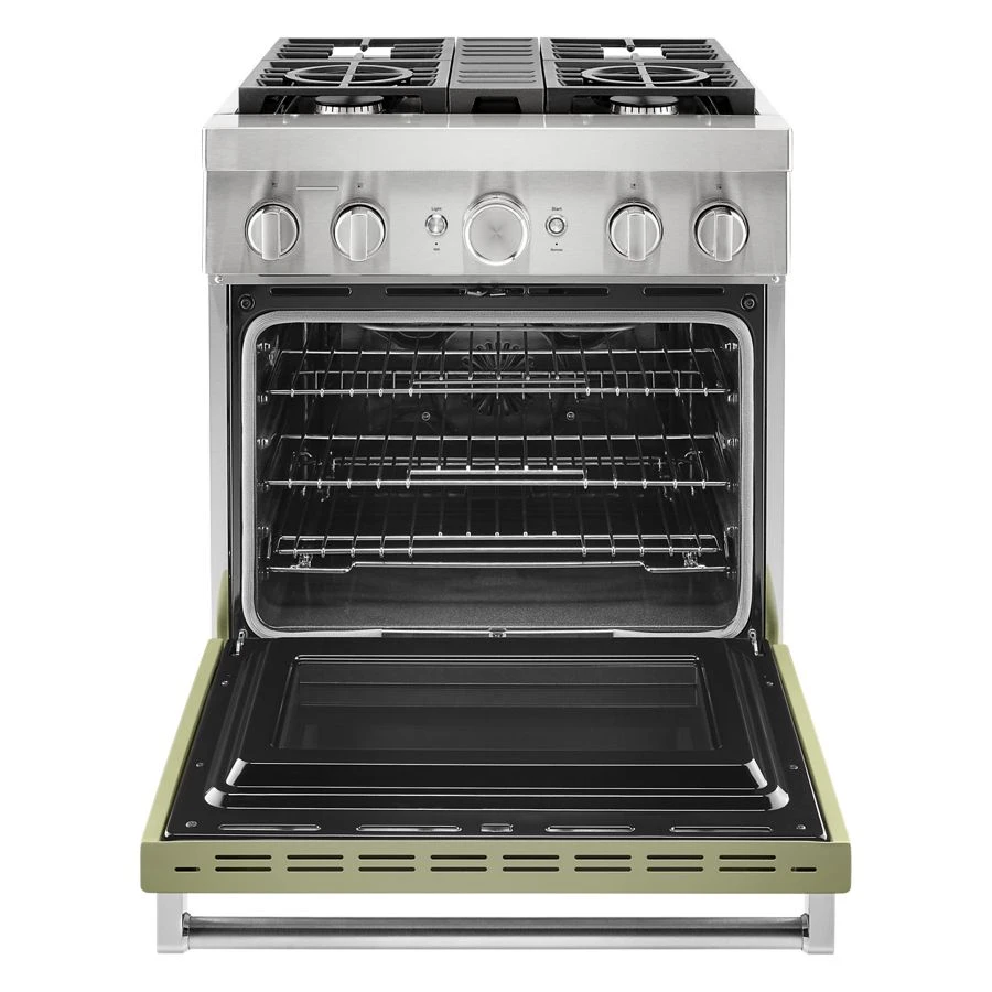 Kitchenaid® 30'' Smart Commercial-style Dual Fuel Range With 4 Burners KFDC500JAV