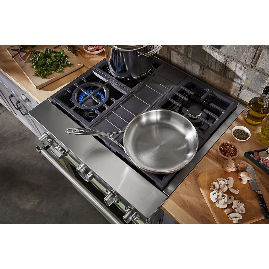30'' Smart Commercial-Style Dual Fuel Range with 4 Burners KFDC500JAV