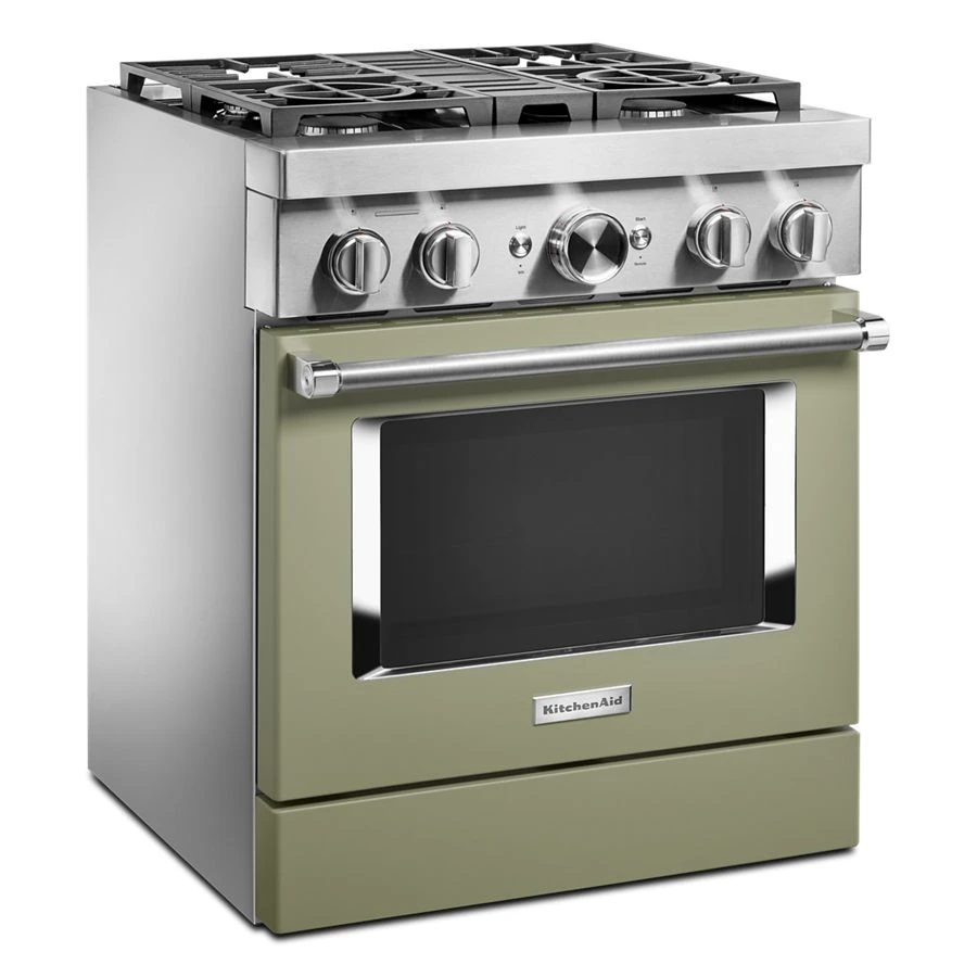 30'' Smart Commercial-Style Dual Fuel Range with 4 Burners KFDC500JAV