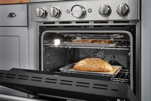 KitchenAid® 30'' Smart Commercial-Style Dual Fuel Range with 4 Burners KFDC500JBK