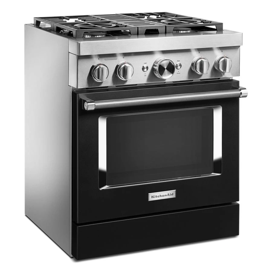 30'' Smart Commercial-Style Dual Fuel Range with 4 Burners KFDC500JBK