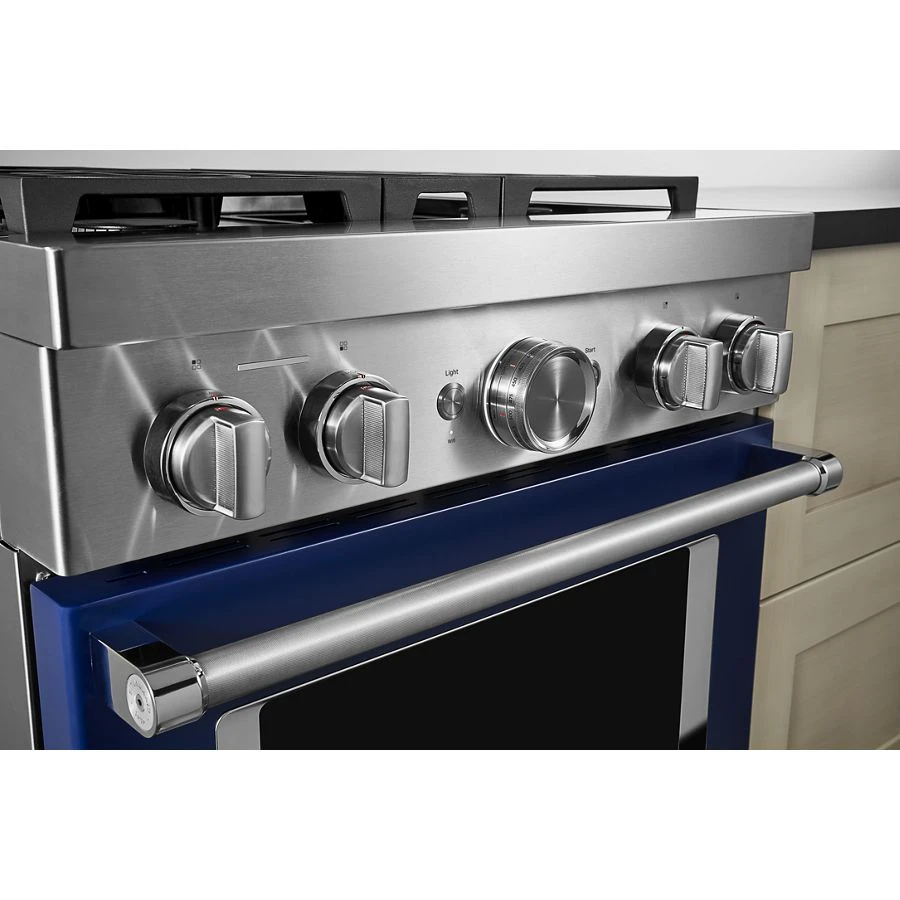 30'' Smart Commercial-Style Dual Fuel Range with 4 Burners KFDC500JIB