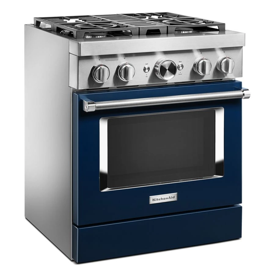 30'' Smart Commercial-Style Dual Fuel Range with 4 Burners KFDC500JIB