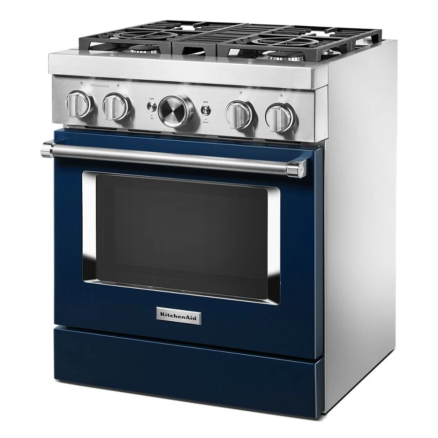 30'' Smart Commercial-Style Dual Fuel Range with 4 Burners KFDC500JIB
