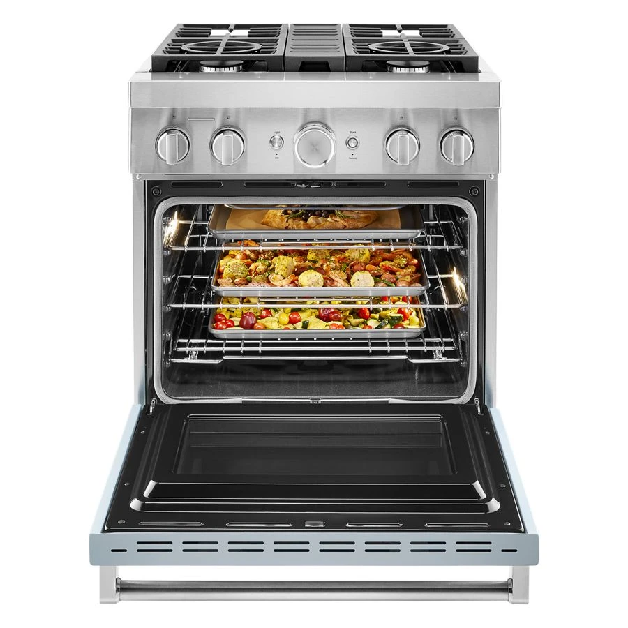 30'' Smart Commercial-Style Dual Fuel Range with 4 Burners KFDC500JMB