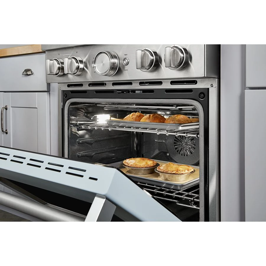 30'' Smart Commercial-Style Dual Fuel Range with 4 Burners KFDC500JMB