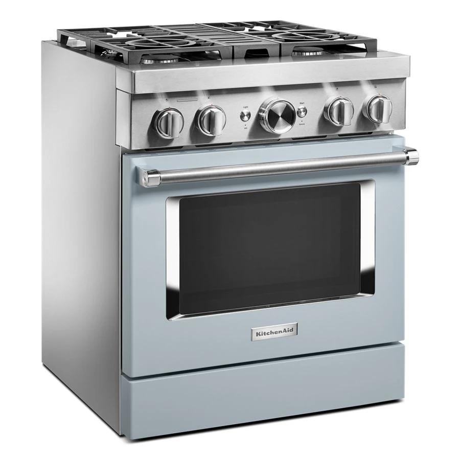 30'' Smart Commercial-Style Dual Fuel Range with 4 Burners KFDC500JMB