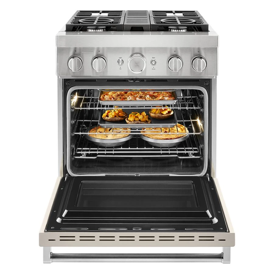 30'' Smart Commercial-Style Dual Fuel Range with 4 Burners KFDC500JMH