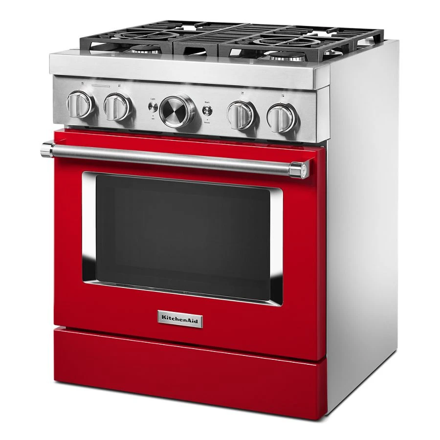 30'' Smart Commercial-Style Dual Fuel Range with 4 Burners KFDC500JPA