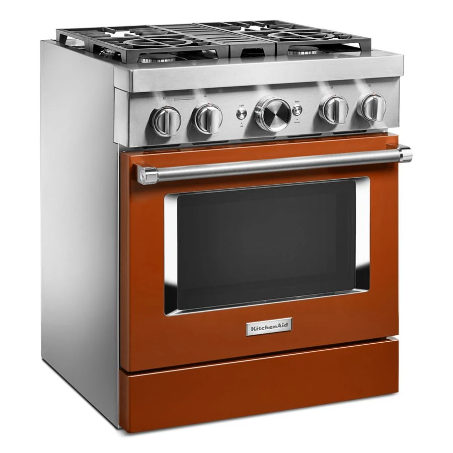 30'' Smart Commercial-Style Dual Fuel Range with 4 Burners KFDC500JSC