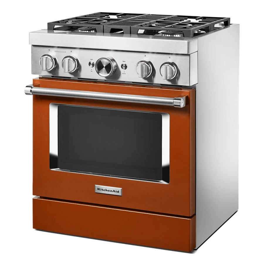 30'' Smart Commercial-Style Dual Fuel Range with 4 Burners KFDC500JSC
