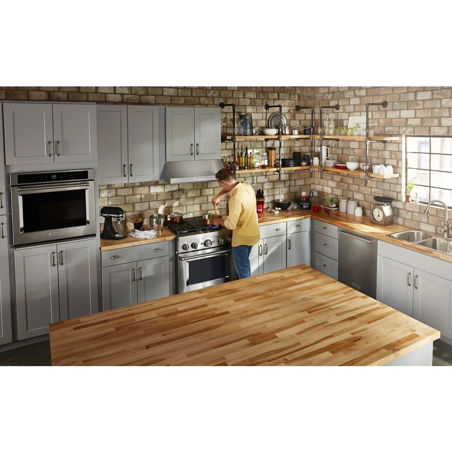 30'' Smart Commercial-Style Dual Fuel Range with 4 Burners KFDC500JSS