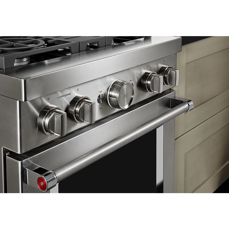 30'' Smart Commercial-Style Dual Fuel Range with 4 Burners KFDC500JSS