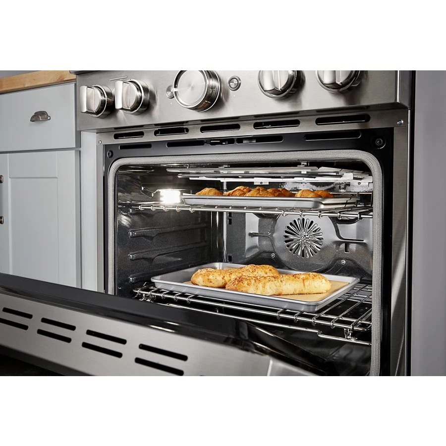 30'' Smart Commercial-Style Dual Fuel Range with 4 Burners KFDC500JSS