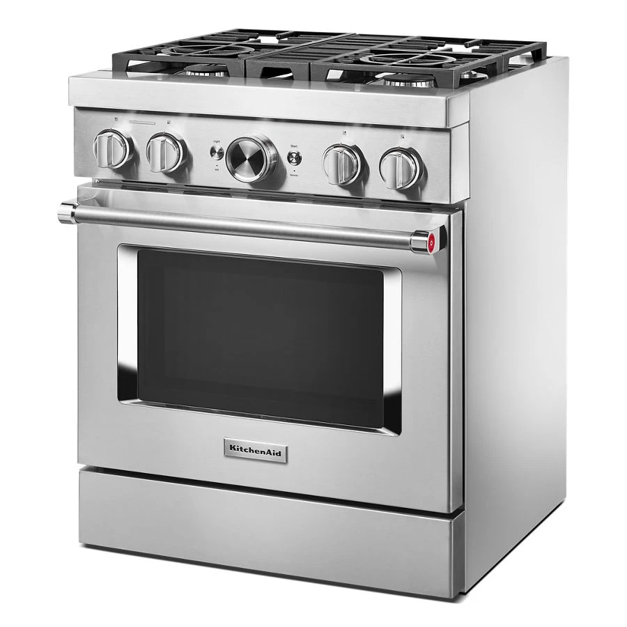 30'' Smart Commercial-Style Dual Fuel Range with 4 Burners KFDC500JSS