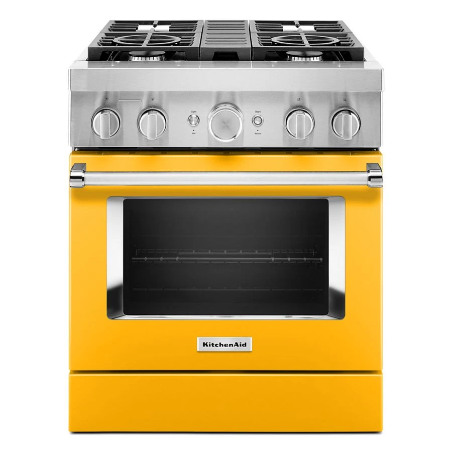 30'' Smart Commercial-Style Dual Fuel Range with 4 Burners KFDC500JSC