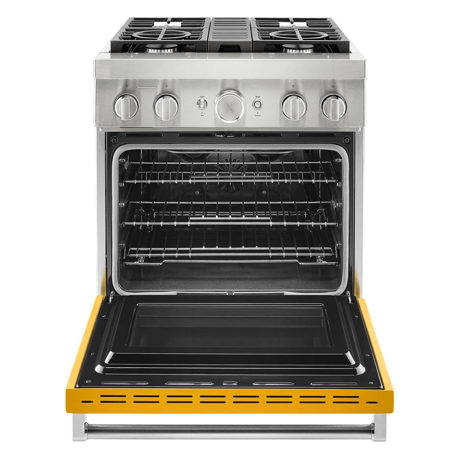 30'' Smart Commercial-Style Dual Fuel Range with 4 Burners KFDC500JYP