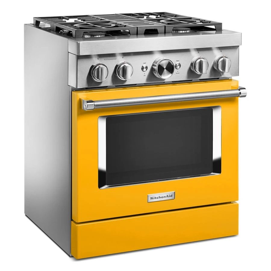 30'' Smart Commercial-Style Dual Fuel Range with 4 Burners KFDC500JYP