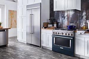 KitchenAid® 36'' Smart Commercial-Style Dual Fuel Range with 6 Burners KFDC506JIB