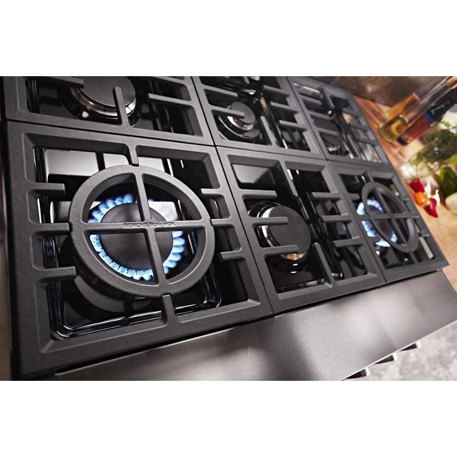 36'' Smart Commercial-Style Dual Fuel Range with 6 Burners KFDC506JIB