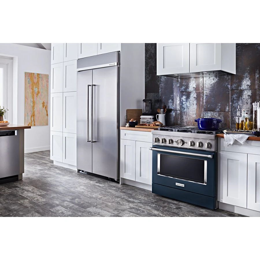 36'' Smart Commercial-Style Dual Fuel Range with 6 Burners KFDC506JIB