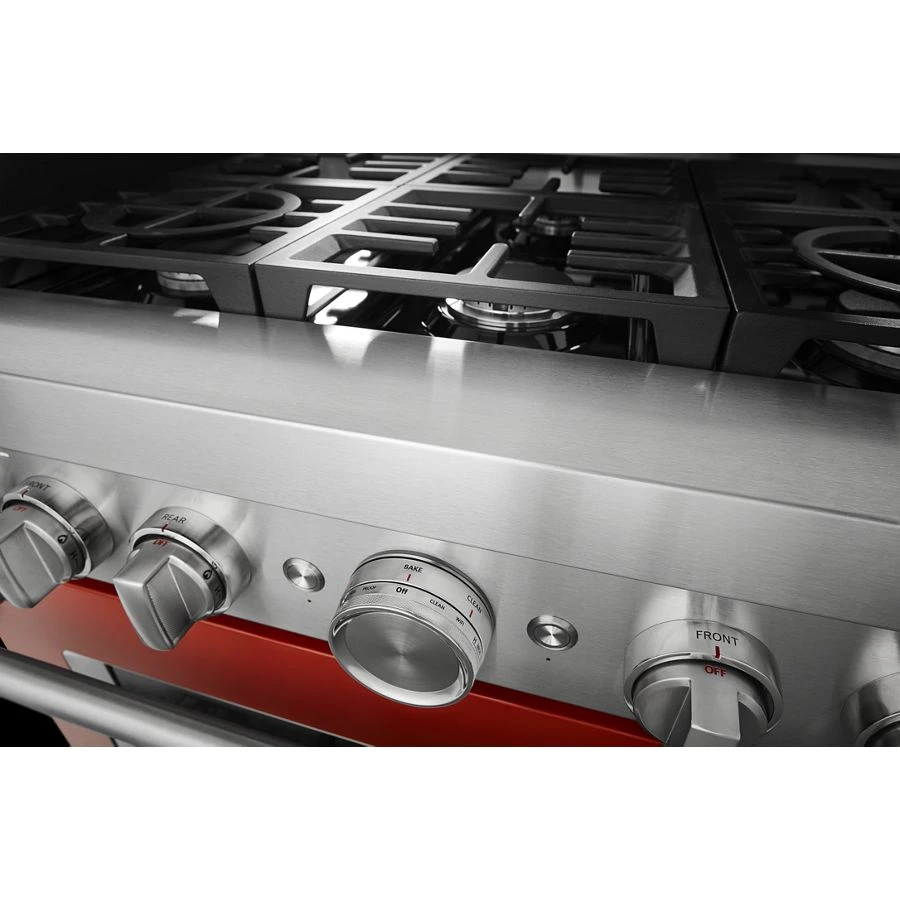 36'' Smart Commercial-Style Dual Fuel Range with 6 Burners KFDC506JSC