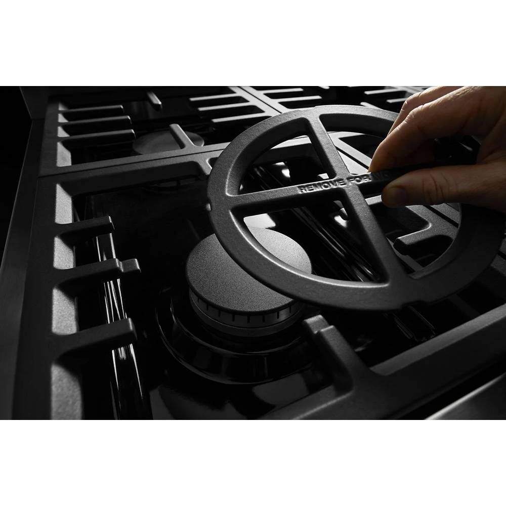 48'' Smart Commercial-Style Dual Fuel Range with Griddle KFDC558JSS