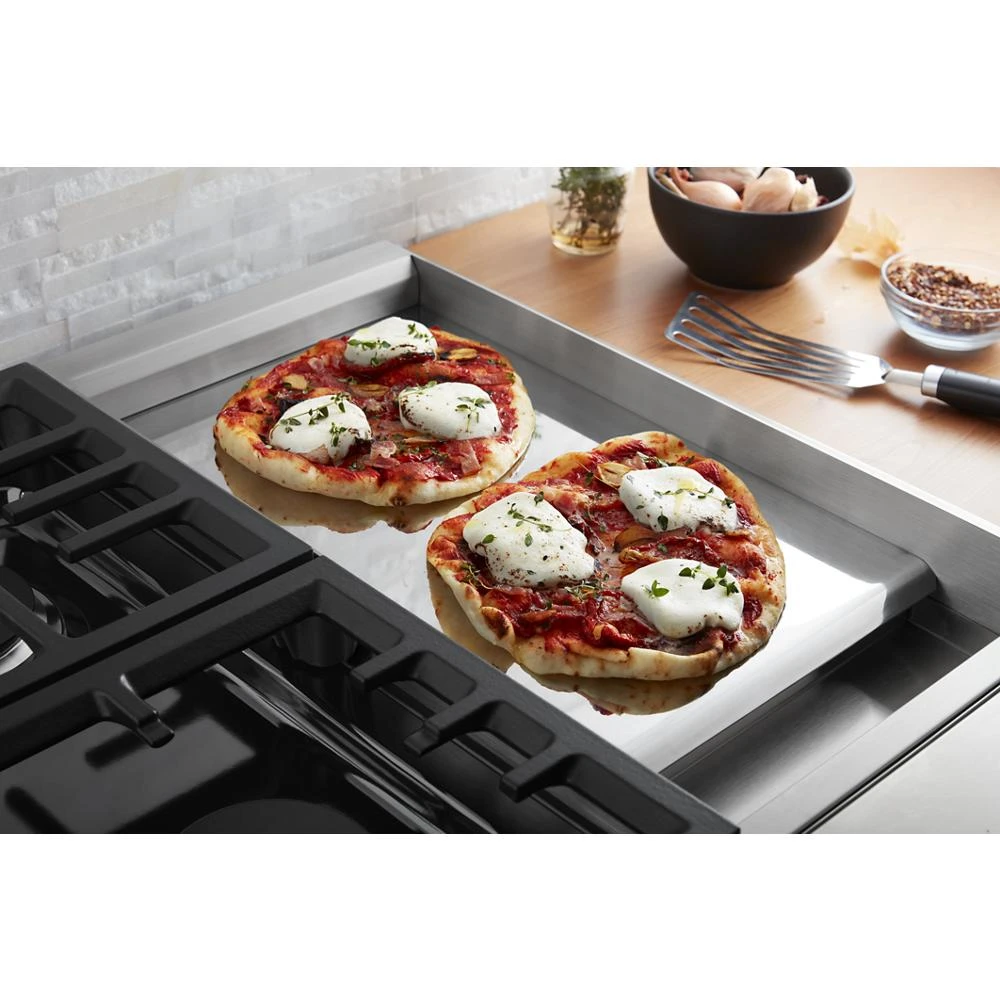 48'' Smart Commercial-Style Dual Fuel Range with Griddle KFDC558JSS