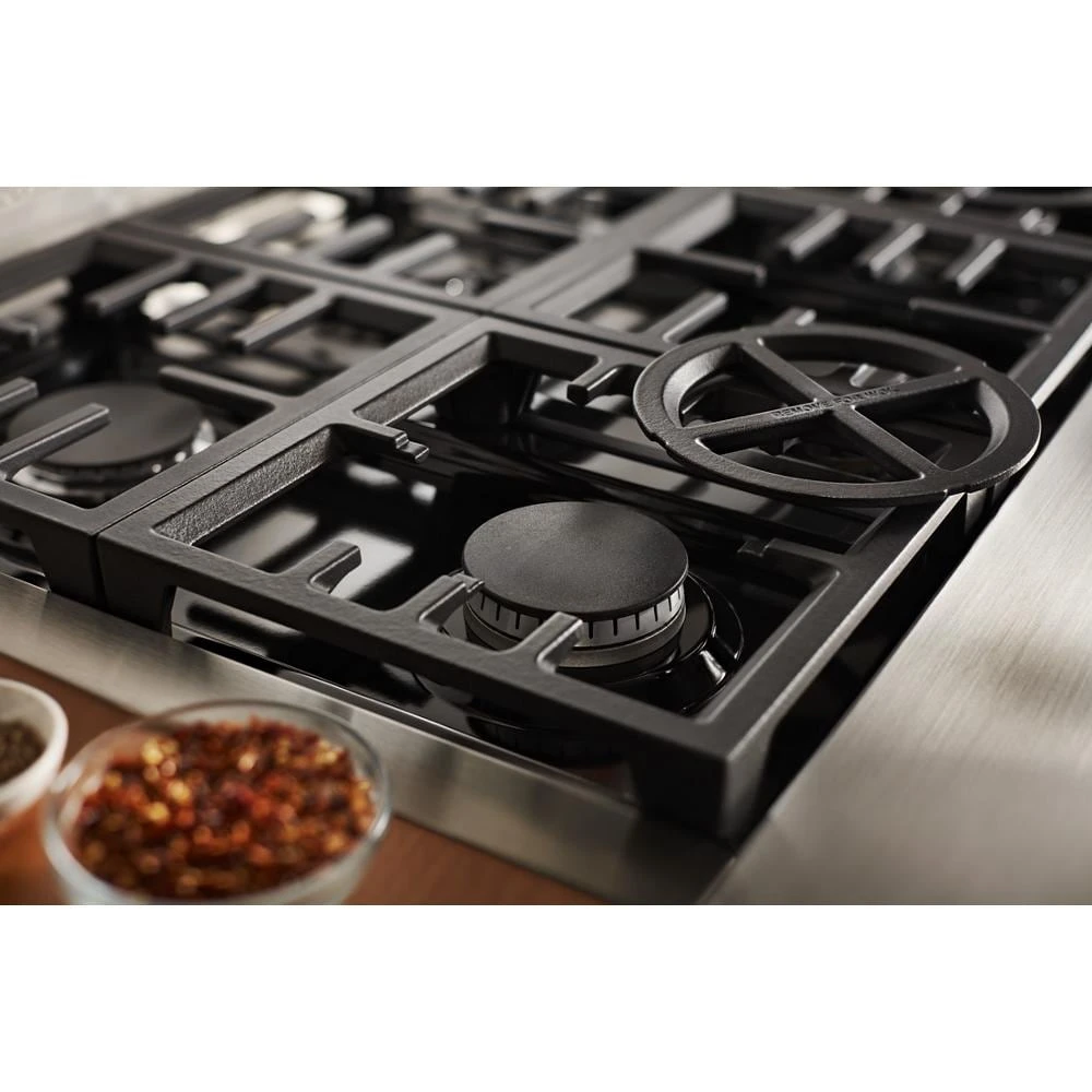 48'' Smart Commercial-Style Dual Fuel Range with Griddle KFDC558JSS