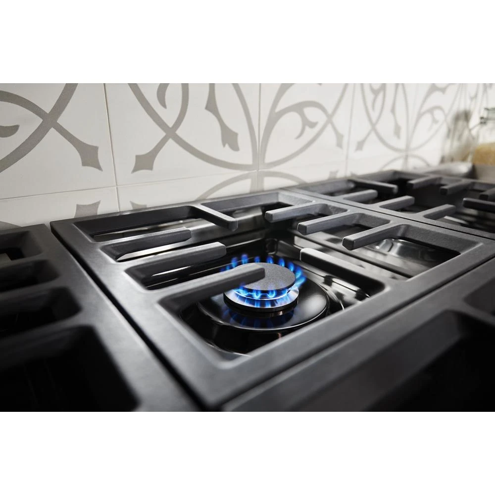 48'' Smart Commercial-Style Dual Fuel Range with Griddle KFDC558JSS