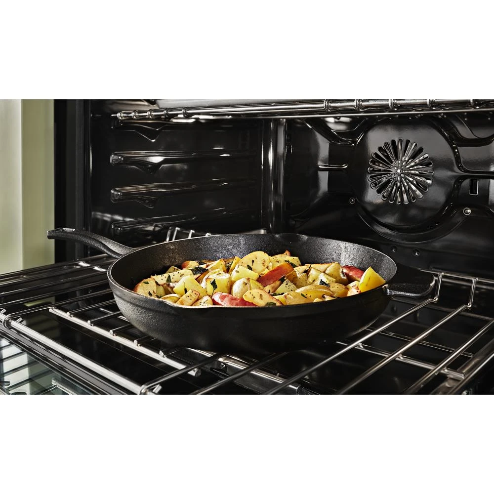 48'' Smart Commercial-Style Dual Fuel Range with Griddle KFDC558JSS